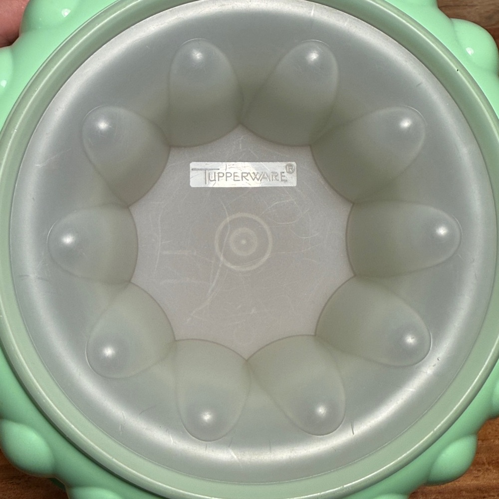 Vintage Tupperware Mint Green 3-Piece Ice Mold - Jello Mold - Picture 8 of 10